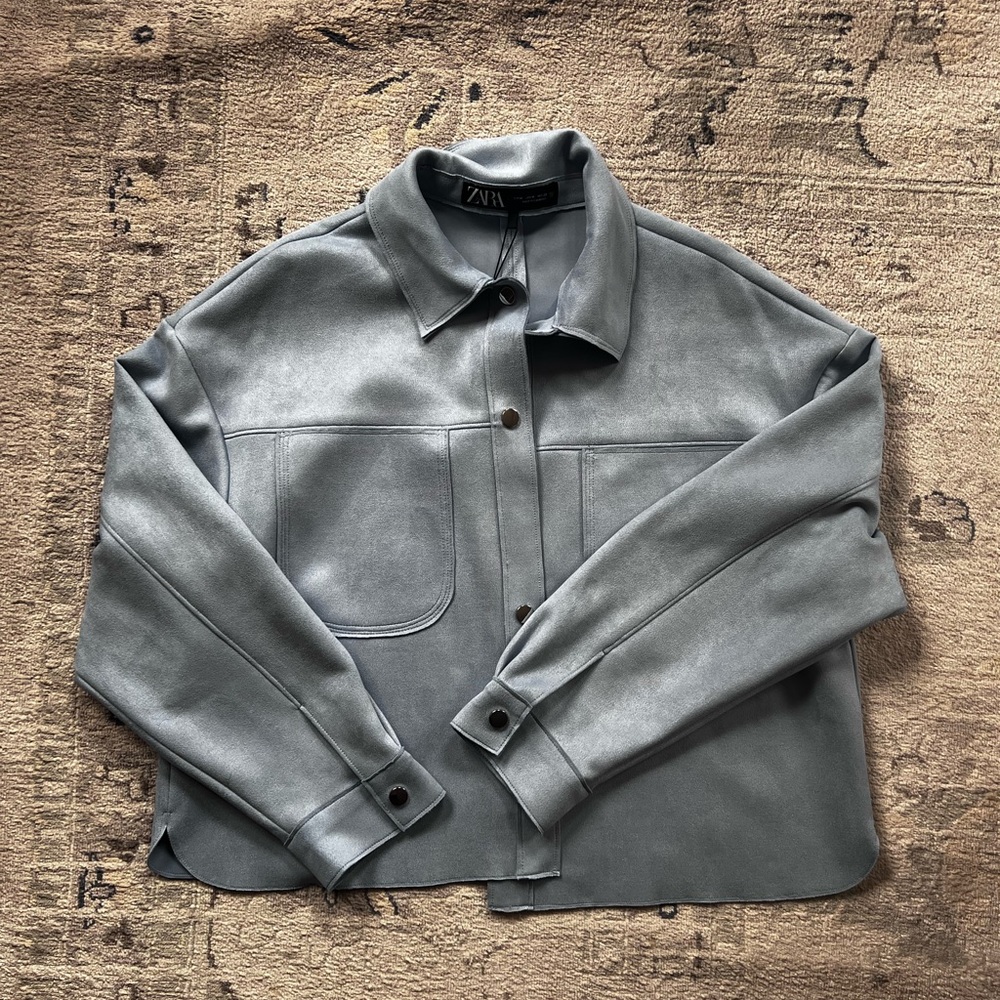 Zara Powder Blue Women's Jacket